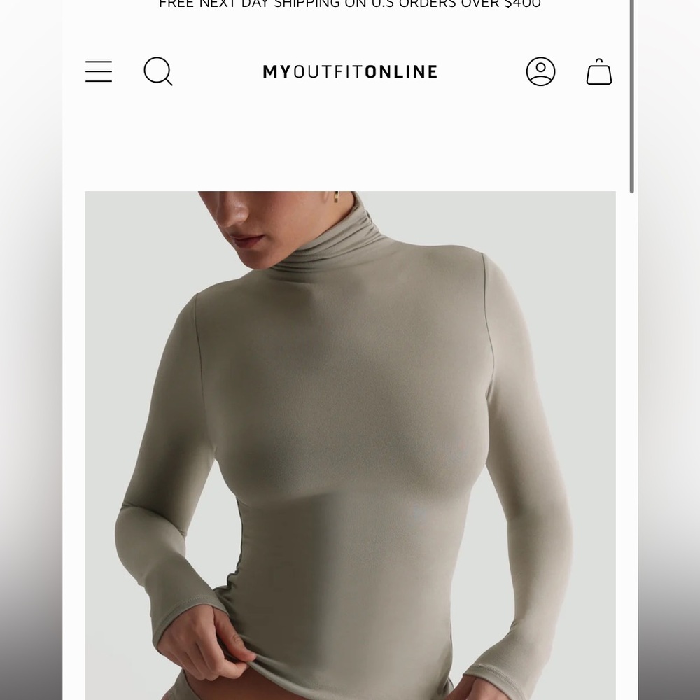 My Outfit Online XS Gray Top